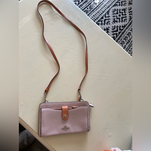 Yellow pink orange real coach bag - Picture 1 of 6